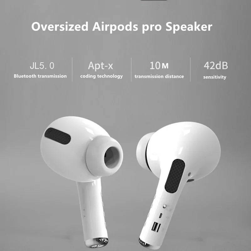 Oversized Giant Bluetooth Earbuds Speaker